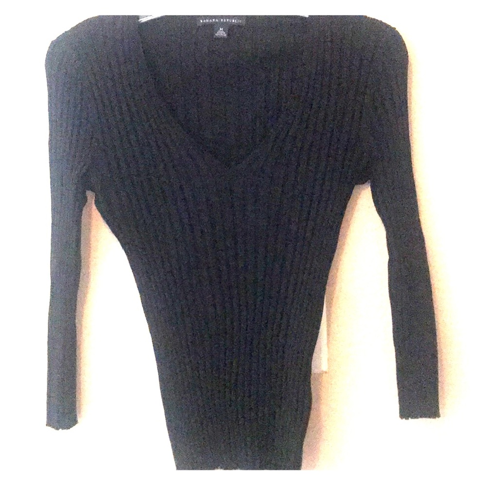 Banana republic black long sleeve shirt
